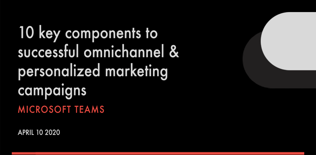 omnichannel & personalized campaigns