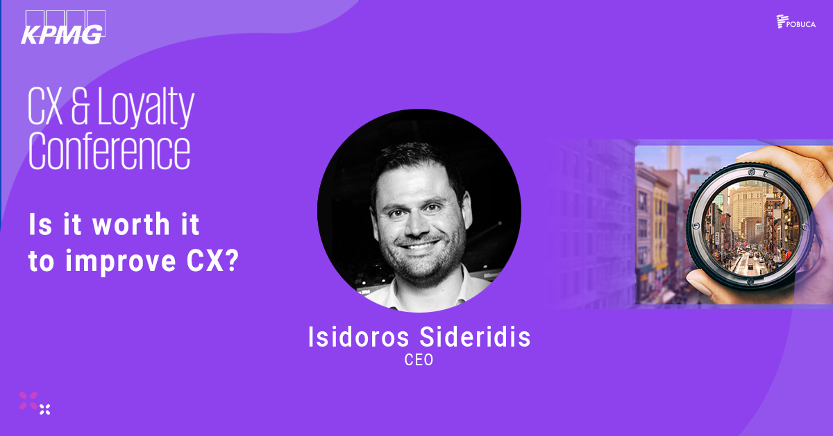 Isidoros participated as a speaker with his speech “Is it worth it to improve CX?”
